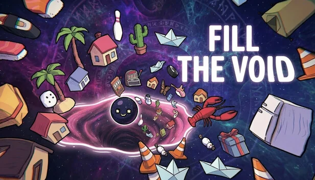 ブラックホールが様々なオブジェクトを飲み込む様子が描かれた『Fill The Void』のキービジュアル
