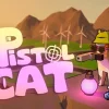 銃を持ったネコが描かれた『Pistol Cat』のキービジュアル