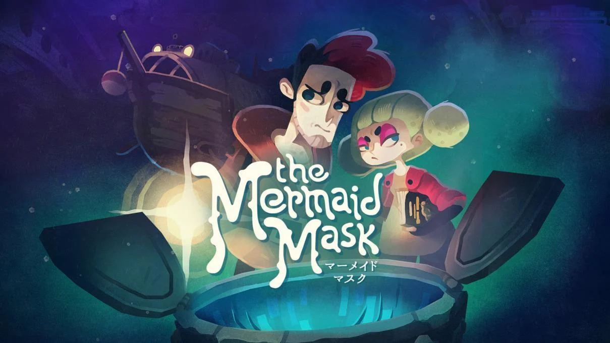 The Mermaid Mask key visual featuring Detective Grimoire and Sally