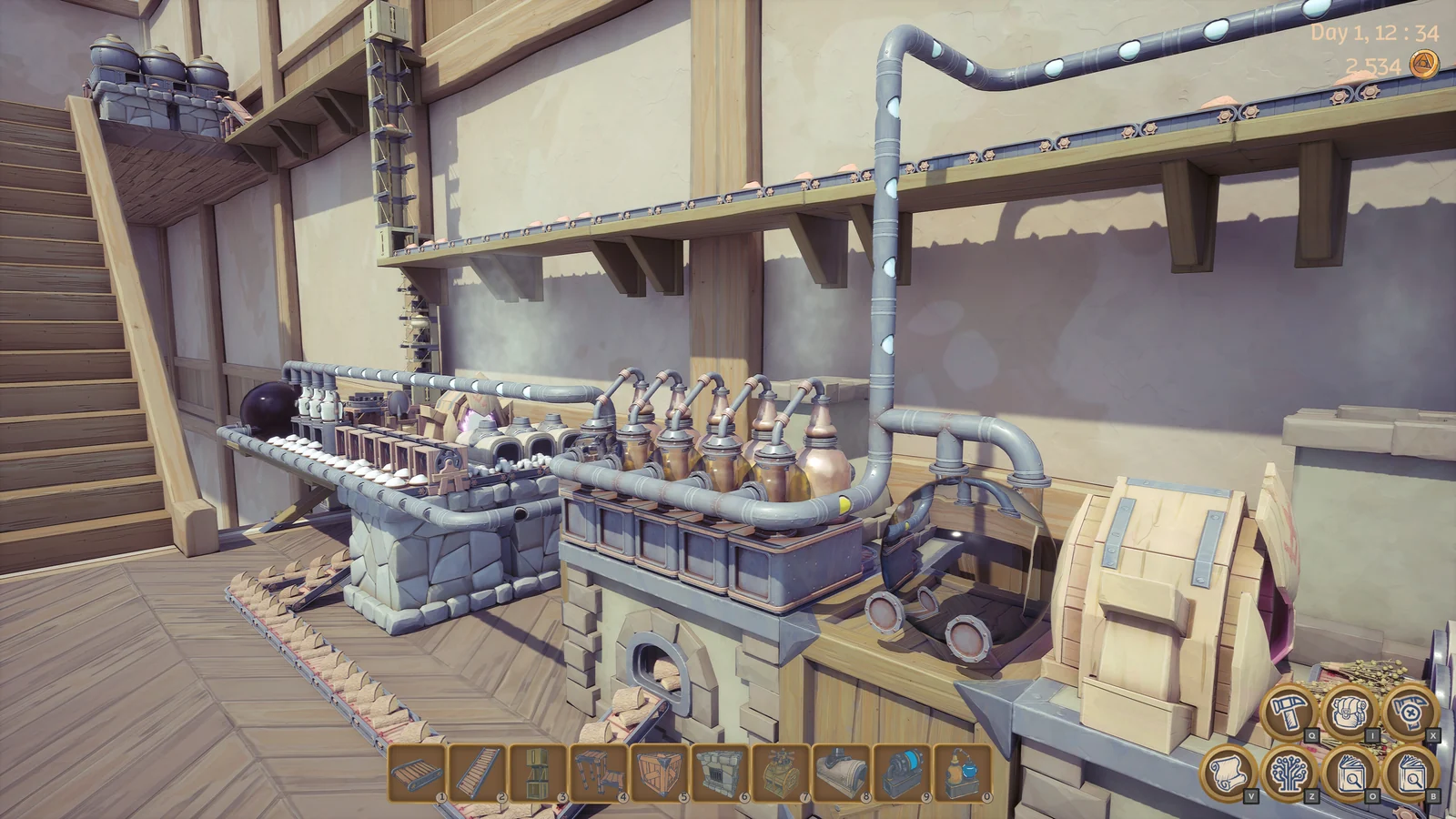 Alchemy Factoryの自動化生産ライン