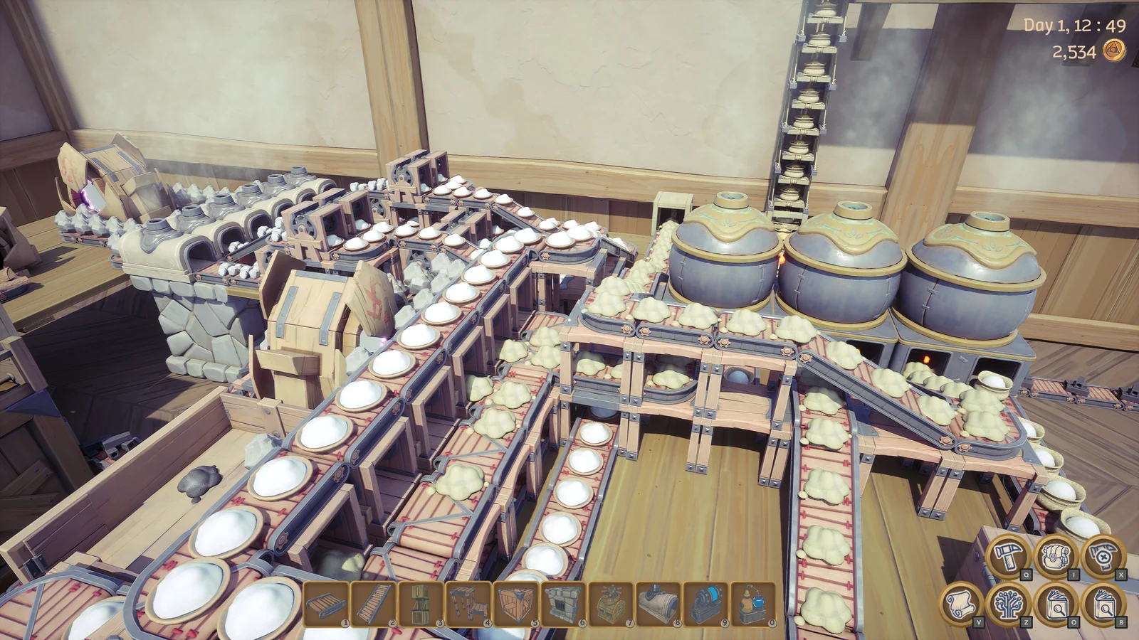 Alchemy Factoryの広大な製造ネットワーク