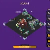 ドアやワーカーが配置されたゲーム画面とアップグレードメニュー