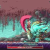 ASURA THE DEVOURERとのボス戦を描いたゲーム画面