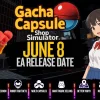 『秋葉原のガチャショップシミュレーター』6月8日早期アクセス開始の告知ビジュアル