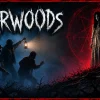 Fearwoodsのキービジュアル。森でランタンを持つ3人と赤い魔法陣の前に立つ少女