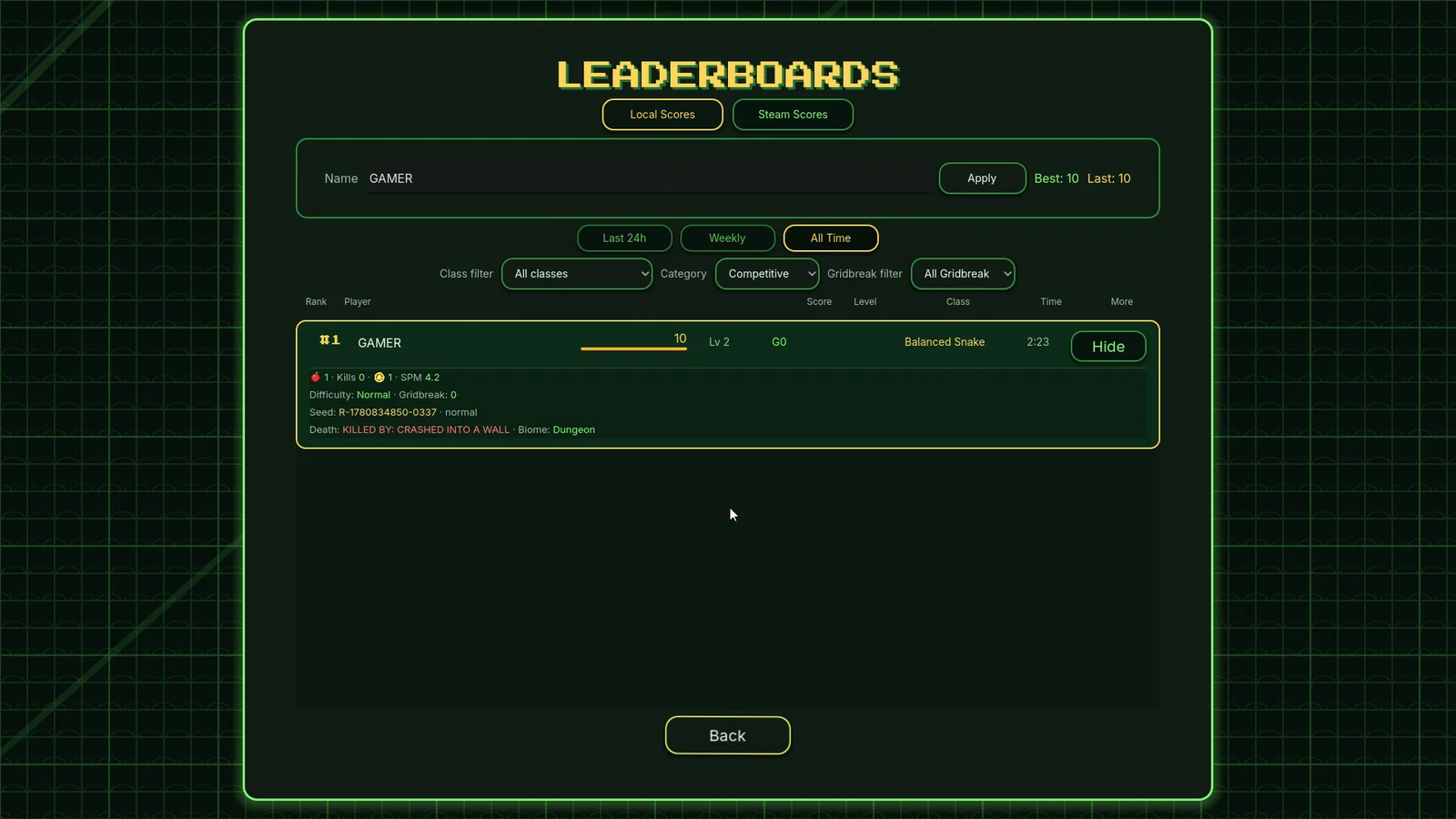 Snake: Gridbreaker Steamスクリーンショット7