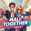 『Mall Together』のキービジュアル。モールで買い物袋を持ち指さす男女