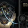 ロボット患者の頭部内部に診断ケーブルを接続する『愛とロボット修理技術』のゲーム画面