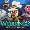 『Wilderings: The Lost Spring』のキービジュアル。キャラクターたちとタイトルロゴ