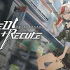 『Ved: Recure』キービジュアル。缶飲料を持つ白髪の少女と街並み、タイトルロゴ