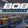 倉庫を背景にした『BOB LOGISTICS』のキービジュアル