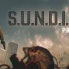 『Project S.U.N.D.I.A.L.』のキービジュアル。荒廃した世界を歩く武装した人物