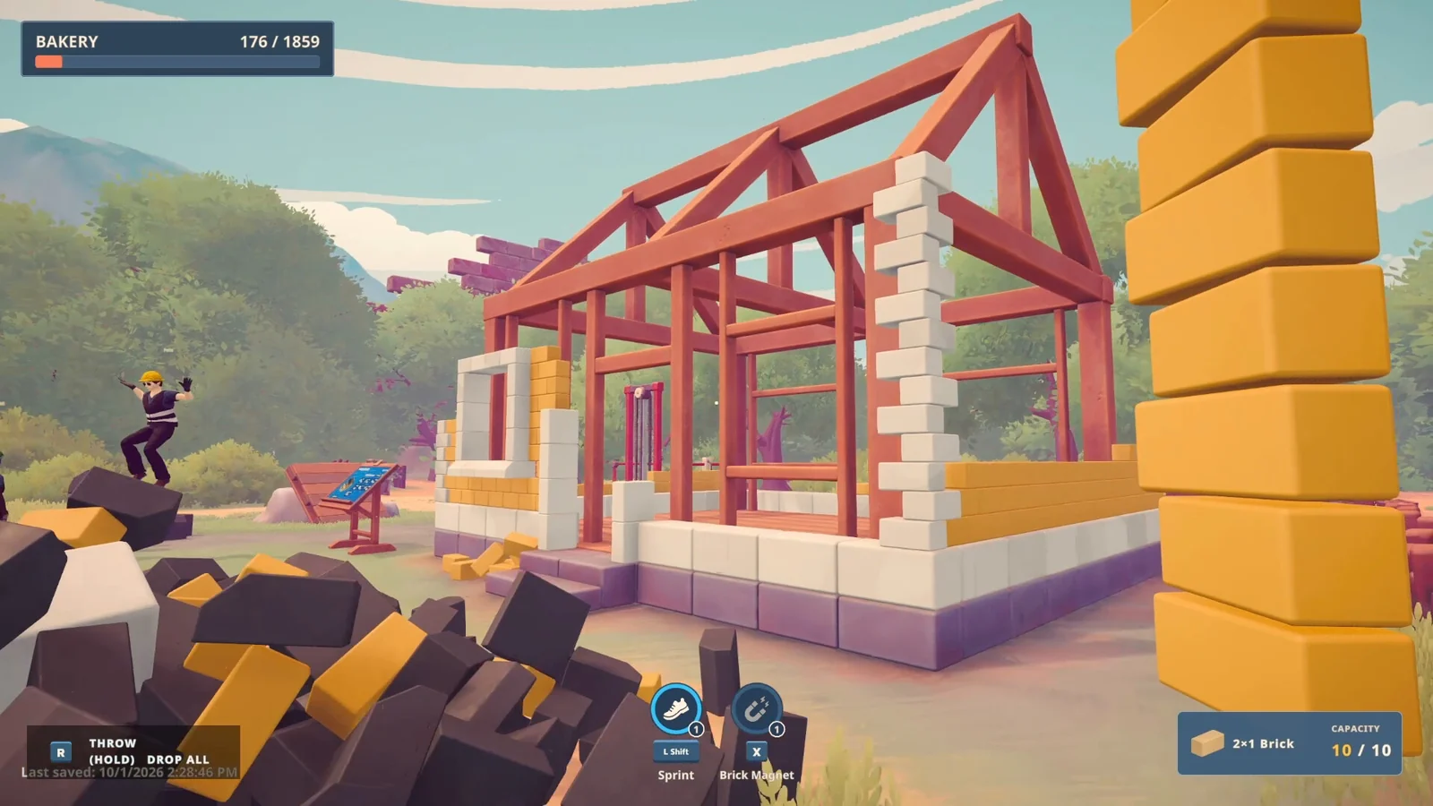 Brick by Brick: Tidy Up the Small Town! Steamスクリーンショット6