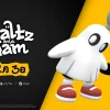 『Waltz and Jam』発売日告知ビジュアル。ゴースト姿のワルツと黒い子犬ジャム、2026年12月3日発売